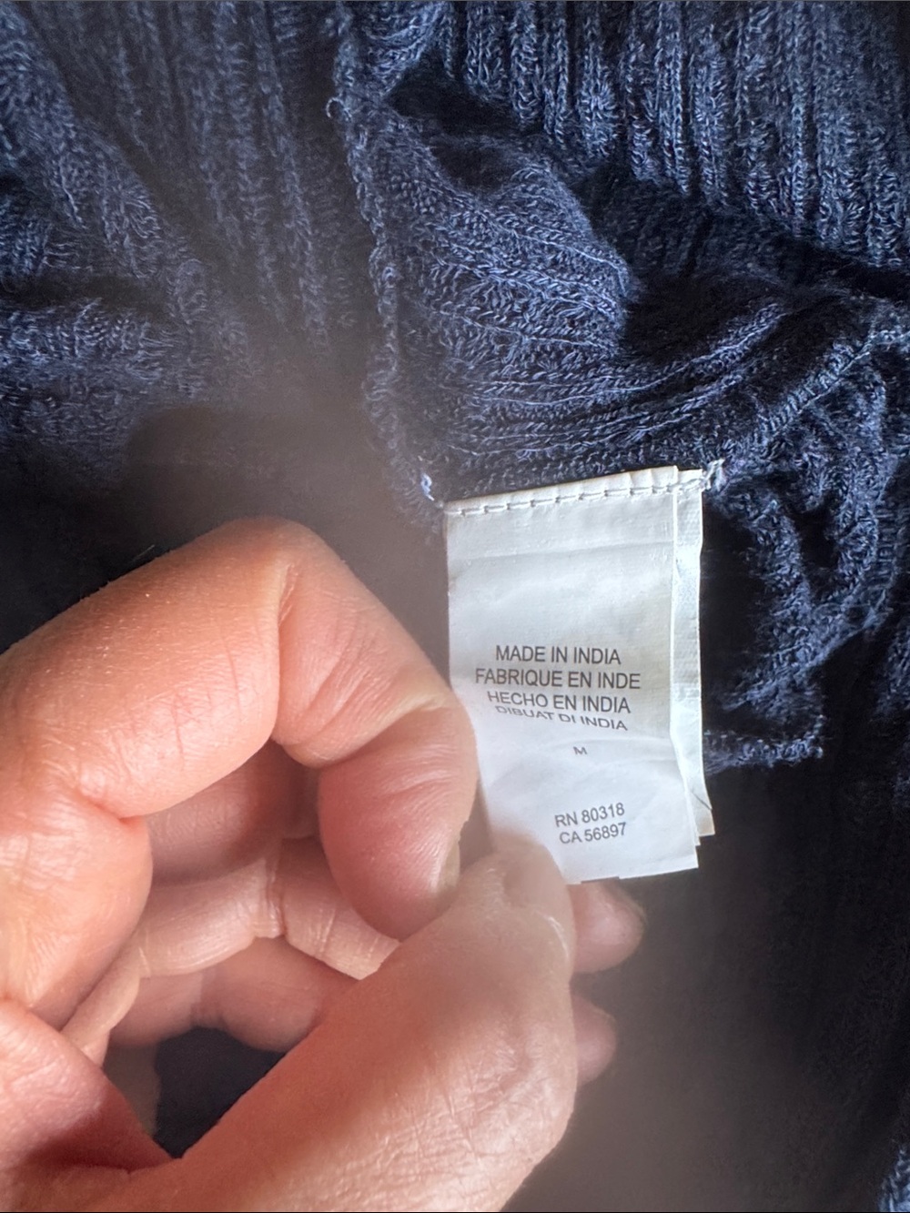 For @barbara3ktpb Lucky Brand Embroidered Navy - Picture 8 of 11